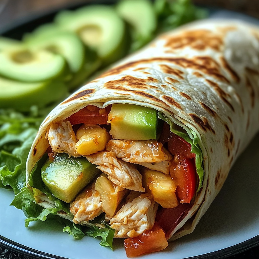 Wrap Au Poulet Avocat Un Repas Rapide Sain Et Savoureux Recipes Wrap Au Poulet Avocat Un Repas Rapide Sain Et Savoureux Recipes
